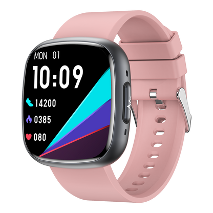 Activa Aura női okosóra, pink, bluetooth EKG és vércukormérő