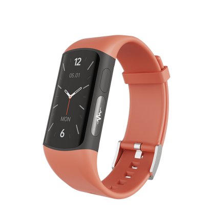 Activa Iris okoskarkötő, narancs, bluetooth, EKG és vércukormérő