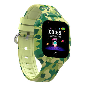 KidSafe Commando 4G camuflage zöld gyerek okosóra elölről