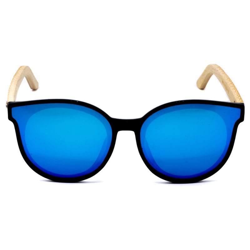 Nokk Styler kék bambusz nõi napszemüveg, polarizált, UV400 - Malbini