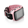 KidSafe Junior pink gyerek okosóra, GPS, kamera, Led lámpa oldalra borítva