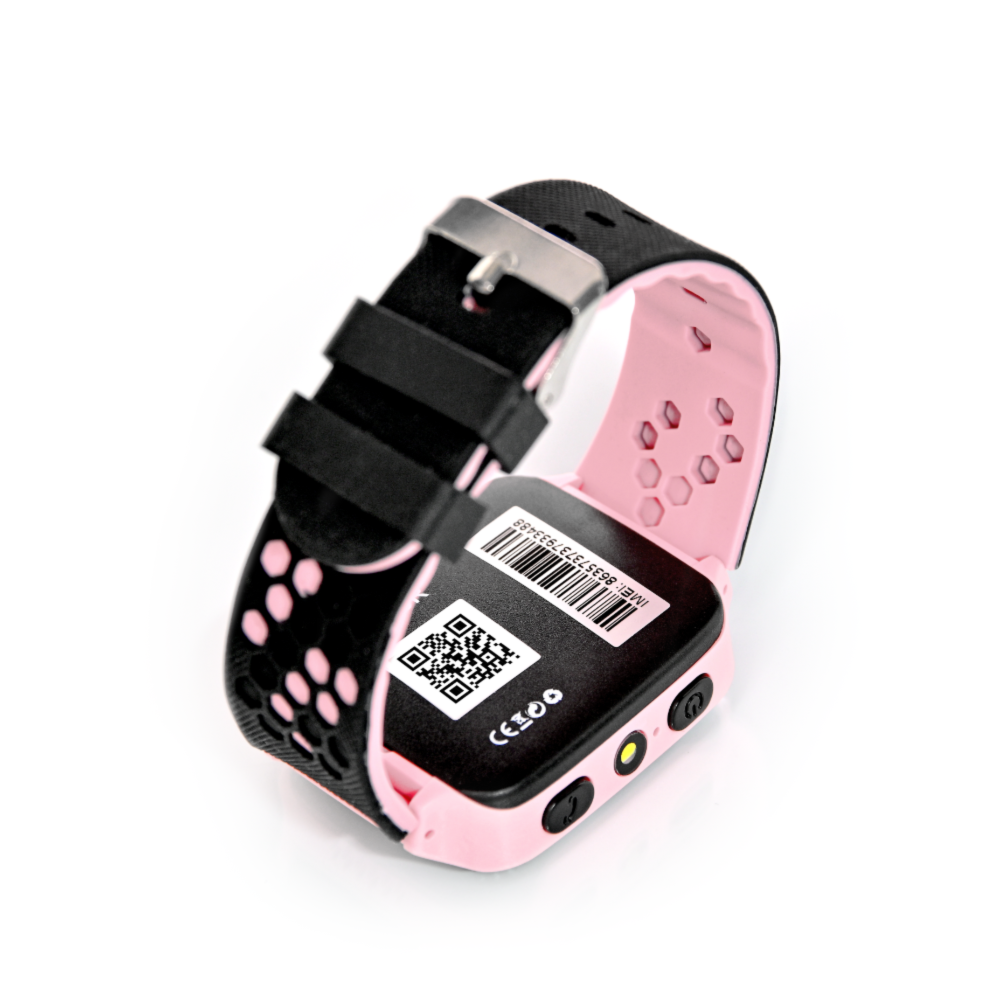 KidSafe Junior pink gyerek okosóra, GPS, kamera, Led lámpa hátlap