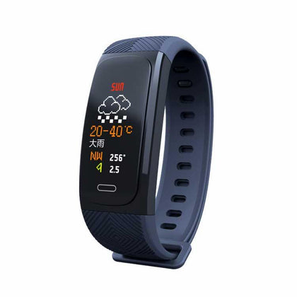 WayGo Style kék sport okoskarkötõ GPS és vérnyomásmérõ